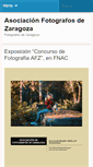Mobile Screenshot of fotografosdezaragoza.org